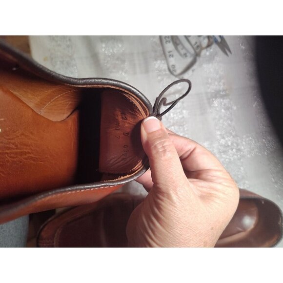 Allen Edmonds LaSalle Brown Leather Lace up Dress Derby‎ Brown Size US Men's 12D - Picture 12 of 16